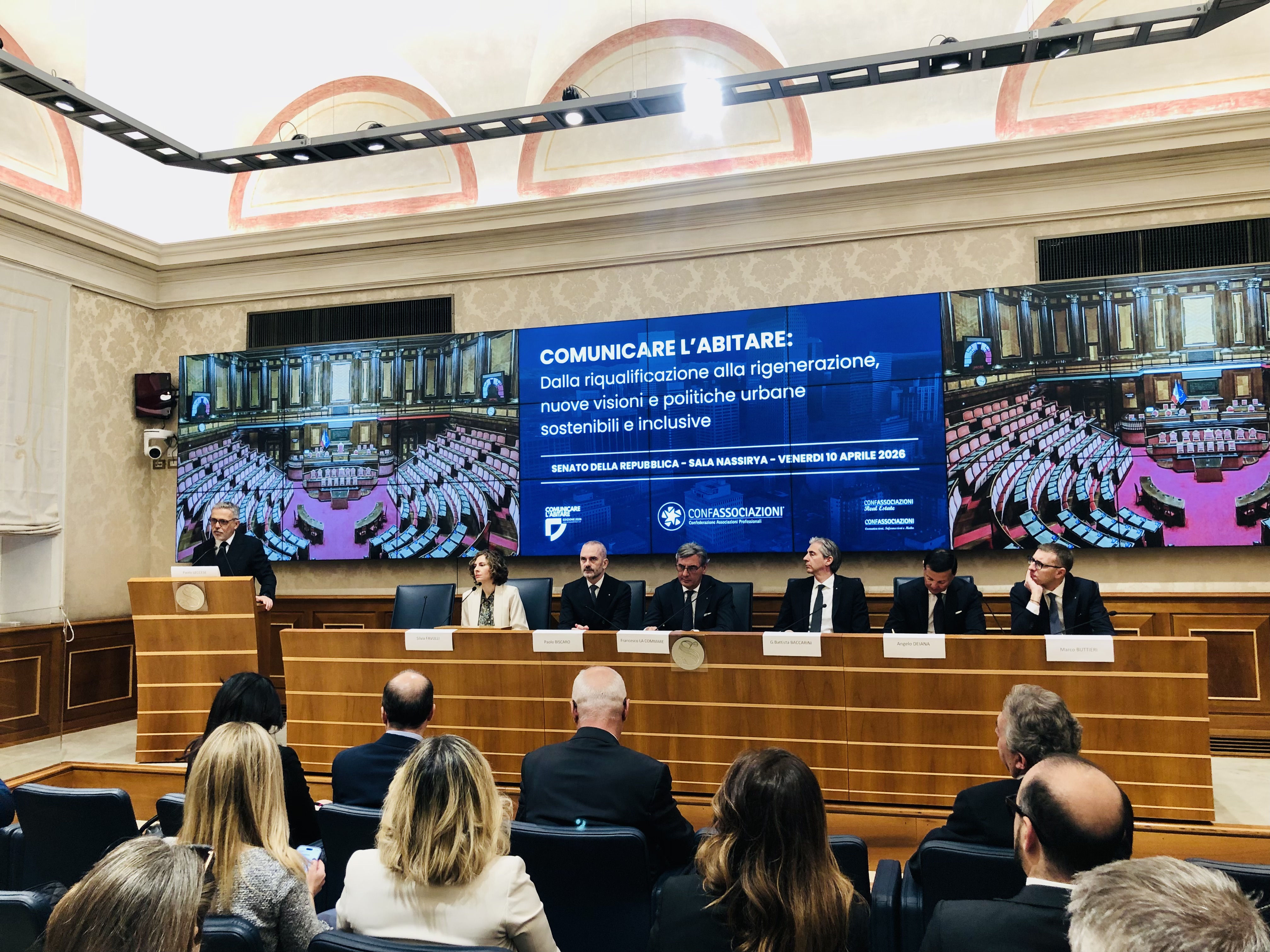 Comunicare l’abitare, in Senato il confronto su riqualificazione, rigenerazione e sostenibilità